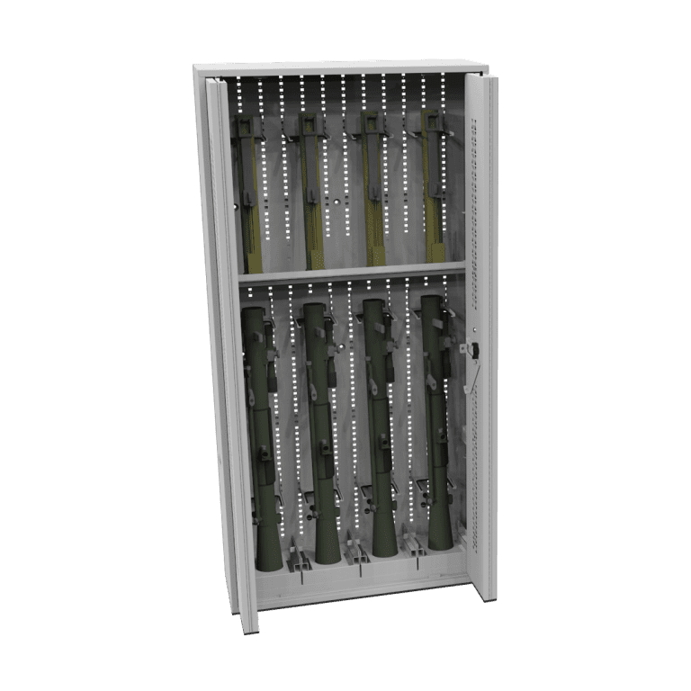 Bi-fold locker outfitted for Carl G and M72 Storage