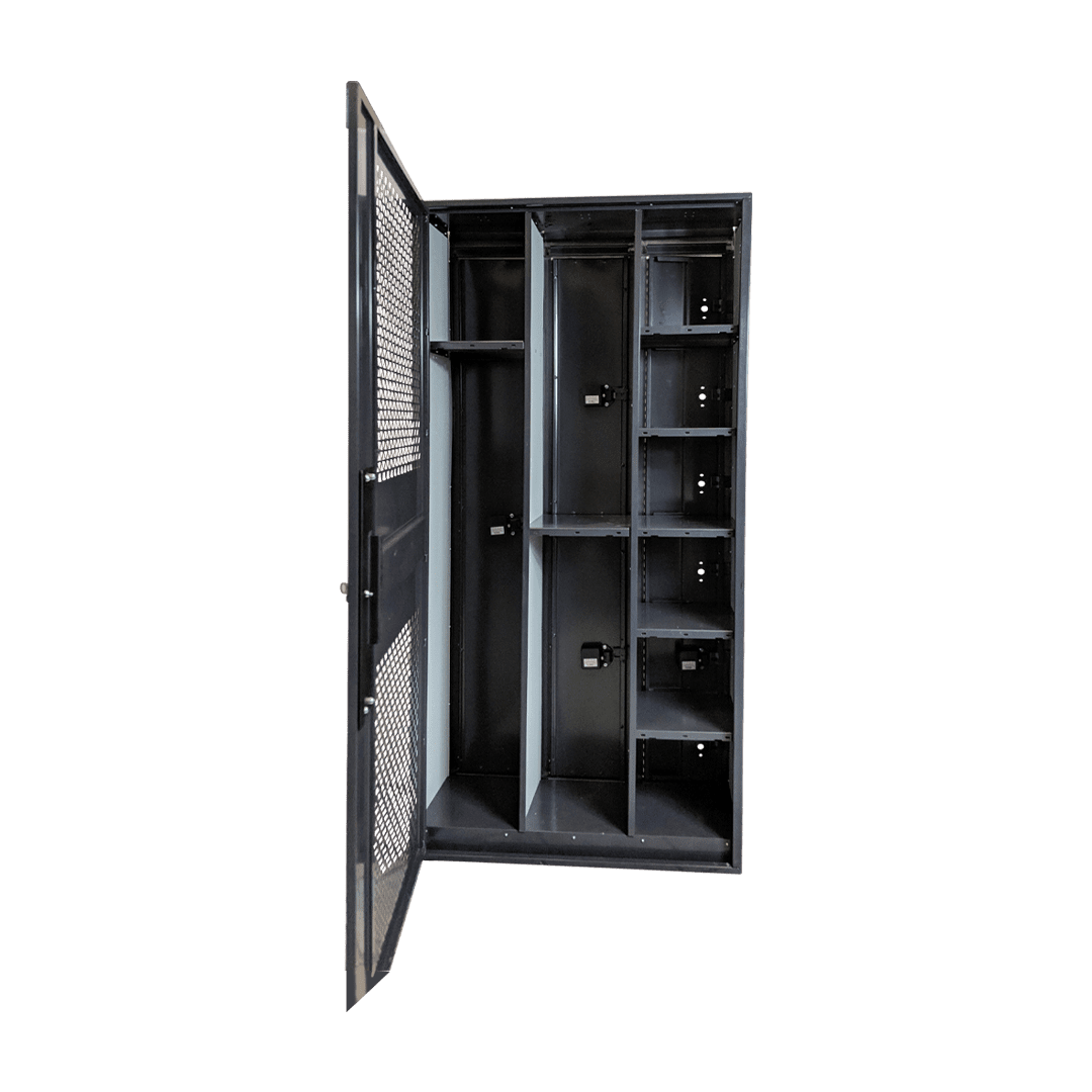 Pistol/Taser compartment locker wide
