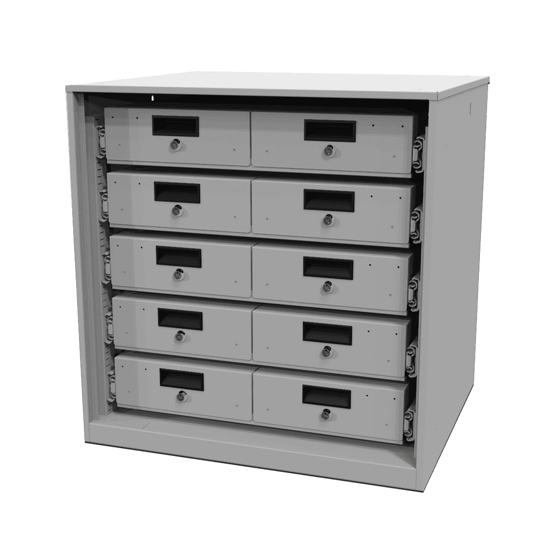 Electronic locker for restricted-access weapon storage